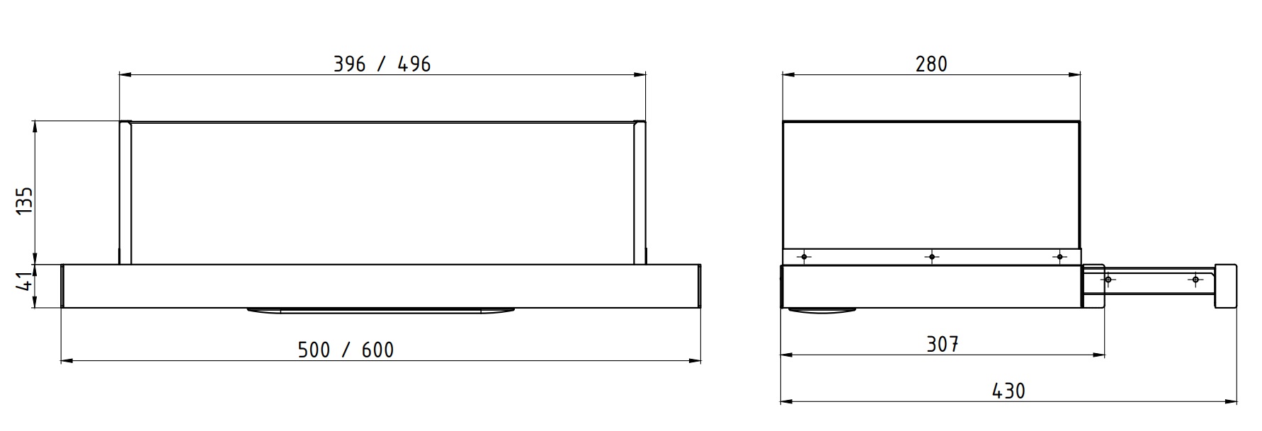 Faber FLOX GLASS WH A60